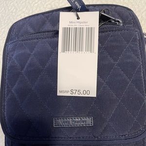 Vera Bradley Mini Hipster. Classic Navy. New with tags.